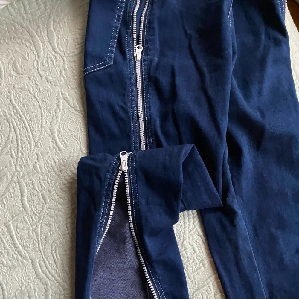Urban Outfitters BDG Vanya Side-Zip Pinup Jeans Size 27 Denim Jeggings Straight - Picture 8 of 13